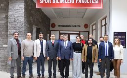 Rektör Aktekin Spor Bilimleri Fakültesi’nin Akademik Kurul Toplantısı’na Katıldı