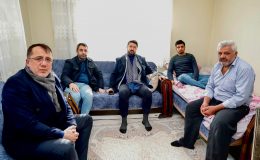 Ak parti Milletvekili ÇALIŞKAN ve Belediye Başkanı SAVRAN’dan GAZİ Ali AYDOĞDU’ya Ziyaret